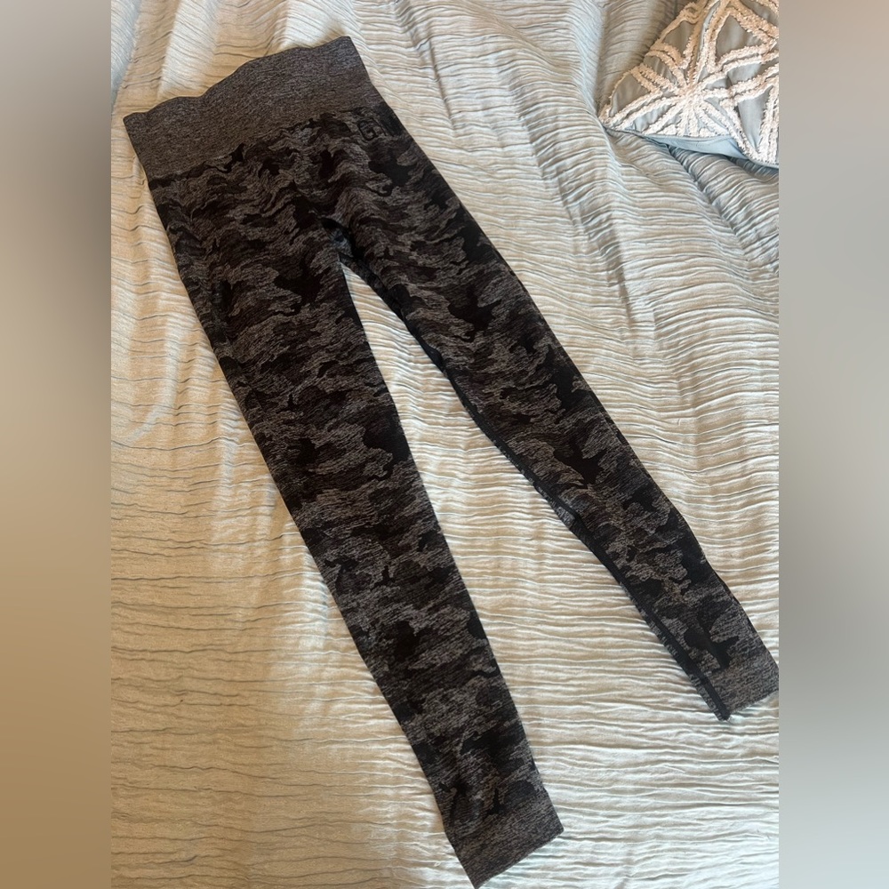 Gymshark black camo leggings
